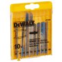 DEWALT Coffret de 10 Lames de Scie Sauteuse Métal Attache en T DT2292-QZ