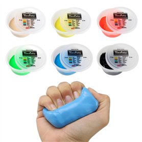 CanDo TheraPutty - Pâte à malaxer - 56 g - jeu de 6 (différentes couleurs), Divers CanDo TheraPutty - Pâte à malaxer - 56 g - jeu de 6 (différentes couleurs)