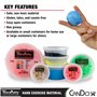 CanDo TheraPutty - Pâte à malaxer - 56 g - jeu de 6 (différentes couleurs), Divers