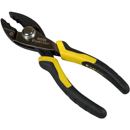 STANLEY 0-84-645 Pince 15 Cm - Gamme FATMAX - Mâchoires Renforcées Par Induction - Poignée Ergonomique Bi Matière - Construction