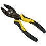 STANLEY 0-84-645 Pince 15 Cm - Gamme FATMAX - Mâchoires Renforcées Par Induction - Poignée Ergonomique Bi Matière - Construction