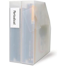 3L - Porte-étiquettes adhésifs anti reflet - 19 x 75 mm - pochette de 16 3L - Porte-étiquettes adhésifs anti reflet - 19 x 75 mm - pochette de 16