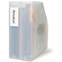 3L - Porte-étiquettes adhésifs anti reflet - 19 x 75 mm - pochette de 16