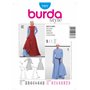 Burda B7977 Patron de Couture Historie Robe 19 x 13 cm