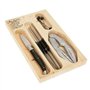 Laguiole Jean Dubost 97916 Coffret Set Fruits de Mer Couteau Huître 6 Curettes Homards 6 Pics 1 Pince Crabe