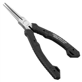 Pince compacte de précision à long bec (pointe aiguille), qualité professionnelle, sans danger ESD avec mâchoires en acier au ca Pince compacte de précision à long bec (pointe aiguille)