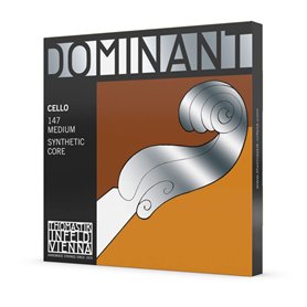 Cordes Thomastik Violoncelle Dominant Noyau plein nylon Do Chrome filé. 4/4; Souple Cordes Thomastik Violoncelle Dominant Noyau plein nylon Do Chrome filé. 4/4; Souple
