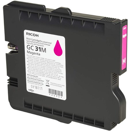 Ricoh GC-31M Cartouche d'encre d'origine Magenta