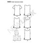 New Look NL6483 Patron de Couture Débardeur + T-Shirt 22 x 15 cm