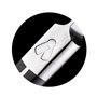 Laguiole Expression - Couteau de Cuisine Éminceur Forgé - Lame en acier inox haute qualité 13 cm - Manche ergonomique POM noir -