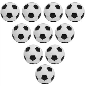 EYEPOWER Balles Baby Foot Ensemble de 10 pièces | Balle en Plastique Dur antidérapant 31mm 16g | Ballons de Football en Miniatur EYEPOWER Balles Baby Foot Ensemble de 10 pièces | Balle en Plastique Dur antidérapant 31mm 16g | Ballons de Football en Miniatur