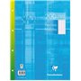 Clairefontaine 11831C Un Paquet de Feuillets Mobiles Perforés sous Film - 24x32 cm - 200 Pages Grands Carreaux - Papier Blanc 90