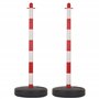 Perel Set avec poteaux de balisage en PVC
