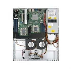 Intel SR1630BCR Serveur Barebone Socket B (LGA 1366) Rack (1 U) Aluminium, Noir - Serveurs Barebone (Socket B (LGA 1366), Intel, Intel SR1630BCR Serveur Barebone Socket B (LGA 1366) Rack (1 U) Aluminium