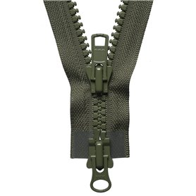 YKK Fermeture éclair bidirectionnelle, Non Kaki (566), 76 cm Length YKK Fermeture éclair bidirectionnelle