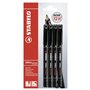 STABILO Ohpen / B-14918-10 Stylo feutre pour transparent Permanent Noir 4 pièces (Import Allemagne)