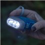 DIGIFLEX Torche de presse manuelle - Articles de jardinage- Lampe de poche Dynamo à 3 Led pour le Camping, le hicking, l’automne