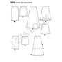 New Look NL6053 Patron de Couture Jupe Longue 22 x 15 cm