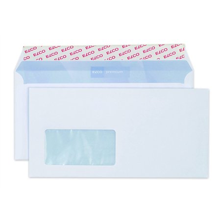 Elco 30779 Enveloppes à fenêtre Blanc