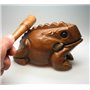 LOGOPLAY Grenouille Sonore Taille 4 - Grenouille Sonore - Animal Sonore - Grenouille Musicale - Instrument de Musique/Percussion