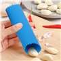 Presse-ail - Éplucheur d'ail en silicone - Épluche les gousses d'ail en quelques secondes sans odeur des mains - Rouleau à peau