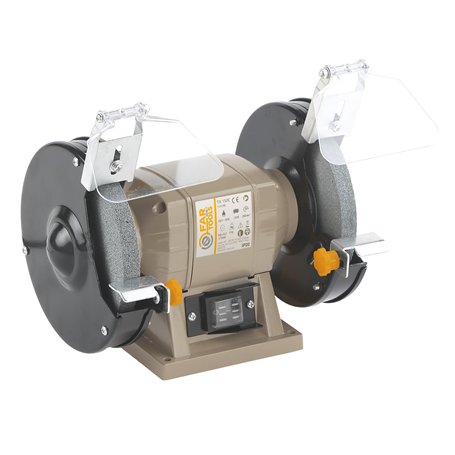 Fartools One Touret à meuler 170W meule-meule Ø150mm (grain A36 & A60)