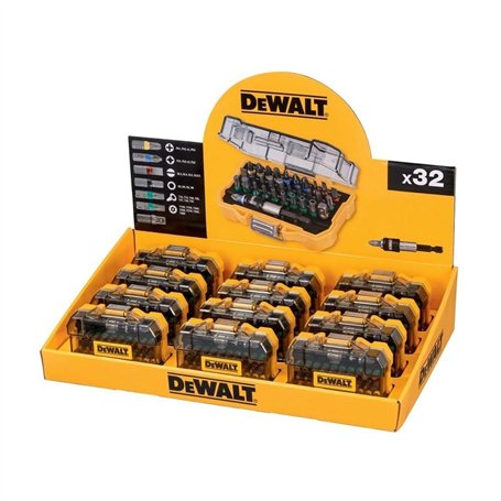 Dewalt DT7969M-QZ DT7969M-QZ-Juego de 32 piezas Con puntas de 25mm de Alto Rendimiento