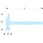 FACOM 860H. 26-26 mm guarnecer Marteau tête ronde