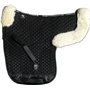 Engel Germany Tapis de Selle en Peau de Mouton Couleur Coton Noir Fourrure Noir (Sadek 2) Concours Complet d'équitation (CCE) Co