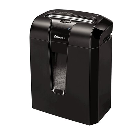 Fellowes 63CB destructeur de papier Destruction croisée 23 cm Noir - Destructeurs de papier (Destruction croisée