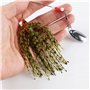 Lot de 6 PCS Leurre de pêche spinnerbaits Cuillère en métal pour appât Pike Basse Swimbait