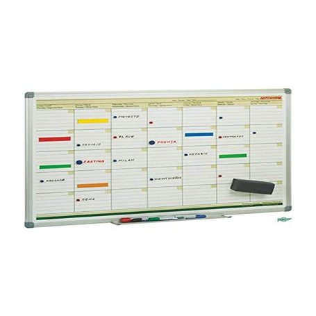 FAIBO Planning Magnetico Mensual 60x90 cm rotuladores pizarra blanca PLM