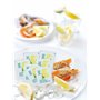 Lot de 200 lingettes rince doigt citron - Nettoyant main pour repas , fruit de mer , poisson et toute odeur - 15 x 13 cm