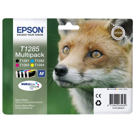 Epson Multipack T1285 Cartouche d'encre 4 Couleurs pour imprimantes (Originale