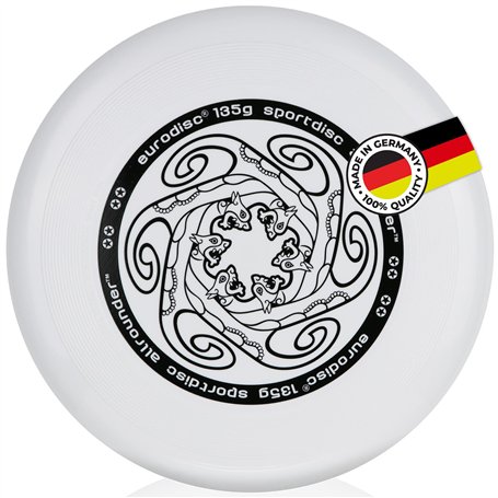Eurodisc 135g Frisbee Frisbeach Junior Enfants Ultimate Blanc