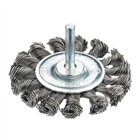 Connex COM214075 Brosse ronde torsadé pour perceuses en Fil métallique