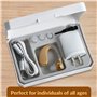 MEDca Amplificateur auditif d'oreille numérique de haute qualité RECHARGEABLE BTE