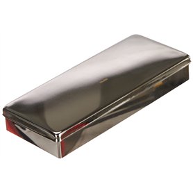 Ibili 753100 Moule à Nougat de Chocolat, INOX, Argent, 9 x 25 x 3 cm Ibili 753100 Moule à Nougat de Chocolat