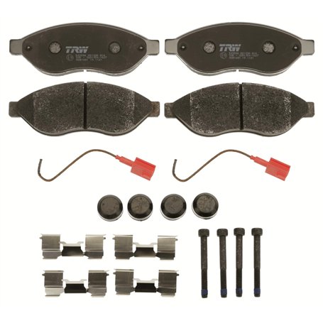 TRW GDB1681 Kit De Plaquettes De Frein Frein à Disque COTEC pour Fiat Ducato Fourgon (250_) 2006 - Essieu Avant et autres véhicu