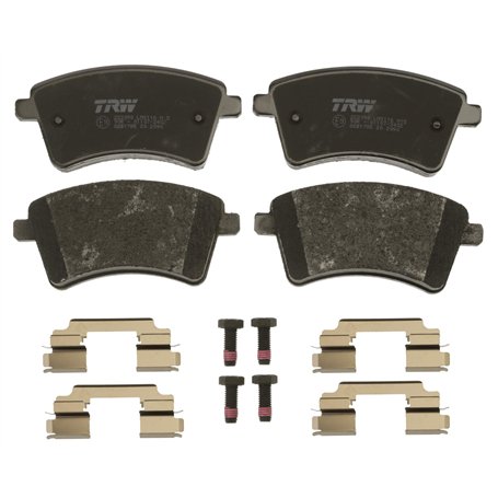 TRW GDB1785 Kit De Plaquettes De Frein Frein à Disque COTEC pour Renault Kangoo RAPID (FW0/1_) 2008 - Essieu Avant et autres véh