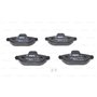 Bosch BP571 - Plaquettes de Frein Avant pour Voiture - Qualité Bosch - Réduction du Bruit et de la Poussière - Certifié ECE-R90 