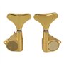 Bidepan 4 Pcs Cheville Tuner Mecanique En Dore Pour 4 Corde J-Basse
