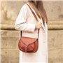 Gusti Sac cuir - Evelyn Sac a main Femme Sac bandouliere Sacoche Marron Cuir
