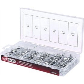 KS TOOLS 970.0150 Assortiment de rivets x400 Gris KS TOOLS 970.0150 Assortiment de rivets x400 Gris