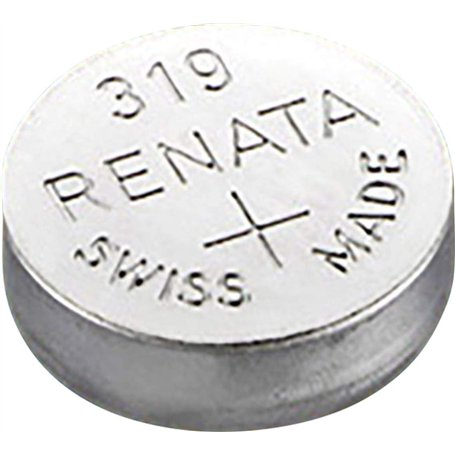 Renata / Swatch Group - Pile bouton oxyde argent 319 RENATA 1.55V 21mAh - Blister(s) x 1