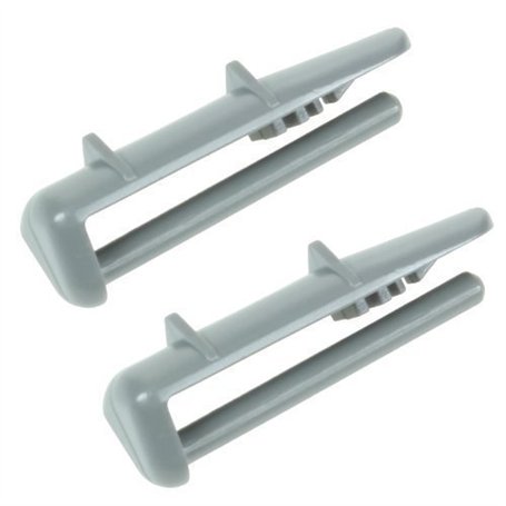 First4spares Lot de 2 embouts de rail arrière en plastique pour lave-vaisselle Beko