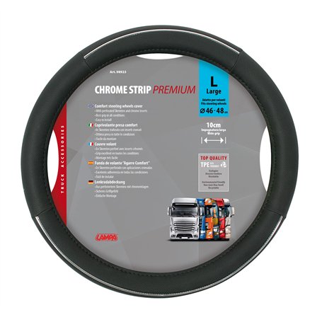 Lampa Couvre-Volant Chrome Strip 46/48 cm Noir