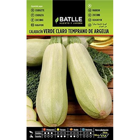 Semillas Batlle Graine pour courgettes Précoce