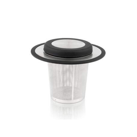 Bredemeijer 1491 Universal Filtre à Thé avec Repos Acier Inoxydable/Silicone