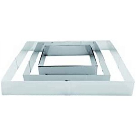 Ibili 790600 Moule rectangulaire extensible Inox (20x24..38x46 cm)